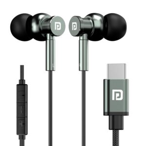 potronics conch tune c ear type c wire earphones