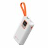 Portronics Ampbox 10K 10000 mAh Power Bank with 22.5W Fast Charging, Digital Display white