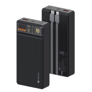 Portronics Luxcell Bind 20k 20000mAh Powerbank with 22.5W Fast Charging, in-Built Type C PD