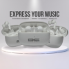 Scotland BT Earphones (White & Black) | Wireless Stereo Headset with Powerful Sound